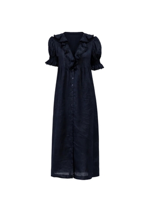 DÔEN Harriette ruffled dress - Blue
