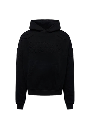 SATOSHI NAKAMOTO logo hoodie - Black