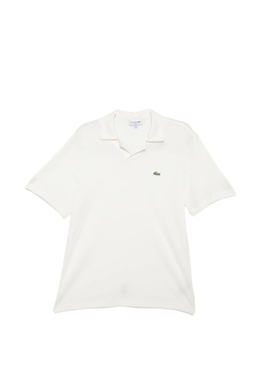 Lacoste logo-embroidered polo shirt - White