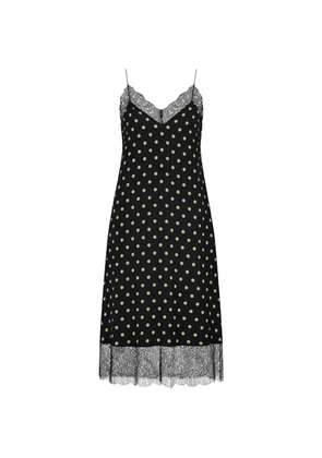 Francoise Pinton - Paris Layla polka dot lace dress - Black