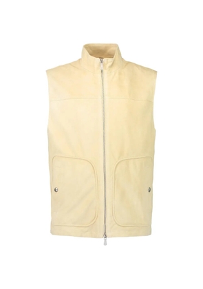 Eleventy zip-up vest - Yellow