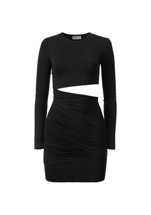Mia Peculiar crew-neck mini dress - Black