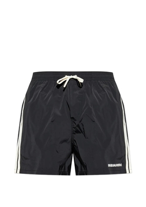 DSQUARED2 stripe swim shorts - Black