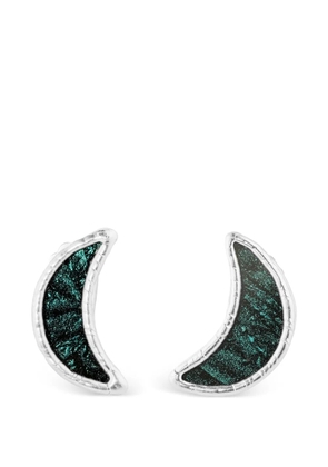 Poison Drop Lab moon clips earrings - Silver