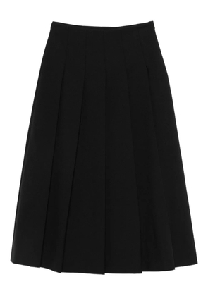 Róhe pleated midi skirt - Black