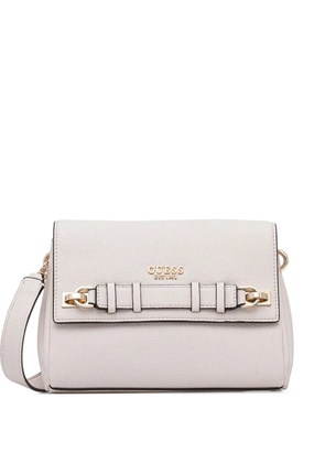 GUESS USA Gregoria buckle shoulder bag - Neutrals