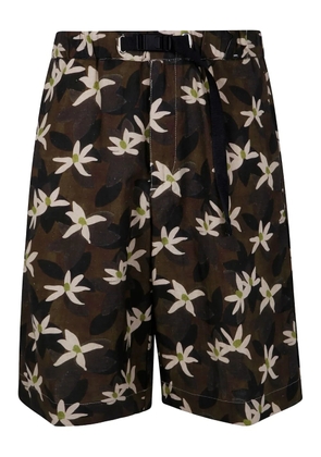White Sand printed shorts - Green