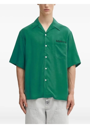 WACKO MARIA embroidered pocket shirt - Green