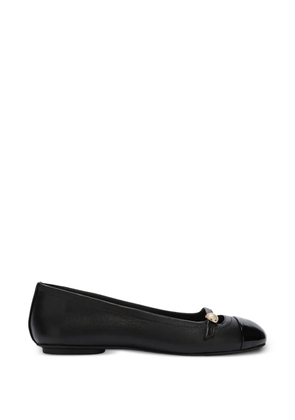 Furla embellished ballet flats - Black