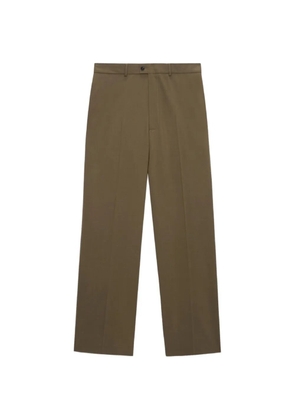 MSGM wide-leg button trousers - Brown