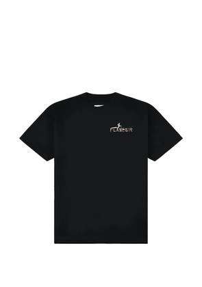 FLÂNEUR Passage Of Time graphic T-shirt - Black