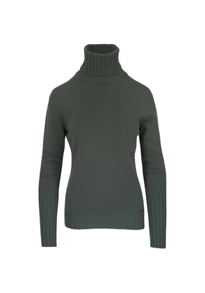 Kiton ribbed turtleneck top - Green