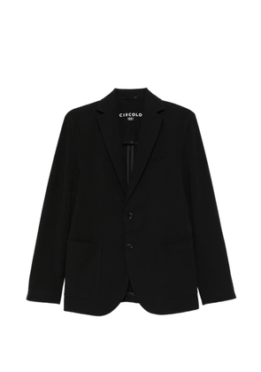 Circolo 1901 welt-pocket two-button blazer - Black