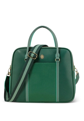 PIP STUDIO zip striped tote bag - Green