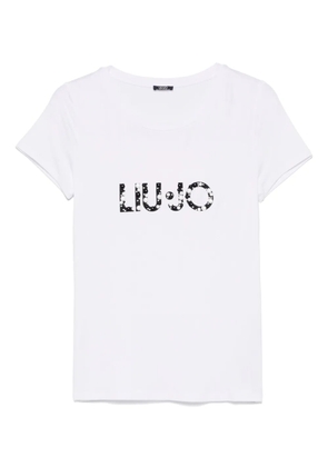 LIU JO logo-print T-shirt - White