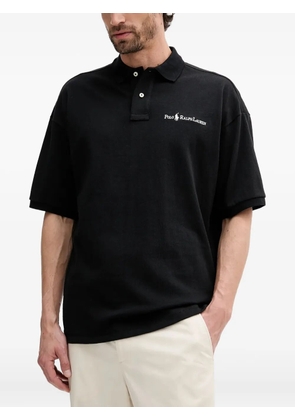 Polo Ralph Lauren embroidered-logo polo shirt - Black