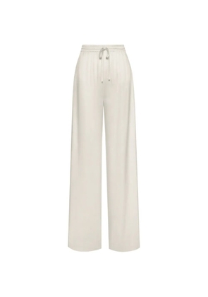 Oscar de la Renta georgette trousers - White