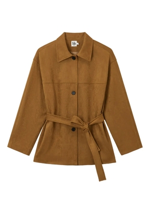 b+ab belted jacket - Brown