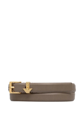 Emporio Armani Eagle-charm Belt - Grey