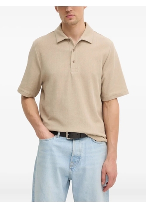 Filippa K waffle-knit polo shirt - Neutrals