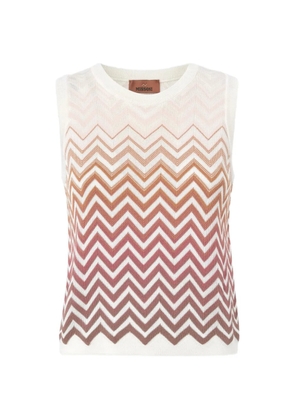 Missoni zig-zag top - White
