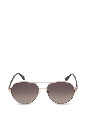 GUESS EYEWEAR pilot-frame sunglasses - Gold
