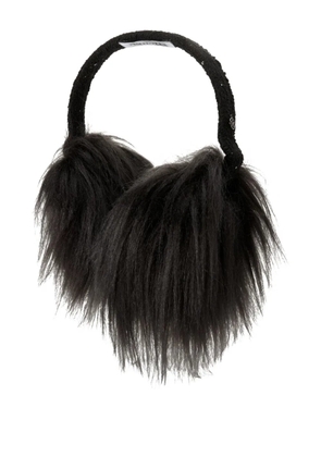 Maison Michel Morgana faux-fur earmuffs - Black