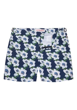 Orlebar Brown Bulldog floral-print swim shorts - Blue