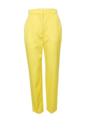 Alexander McQueen Pre-Owned tapered wool trousers - Yellow