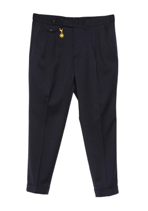 Manuel Ritz pleated trousers - Blue