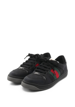 Gucci Pre-Owned 2010s Screener stripe sneakers - Black