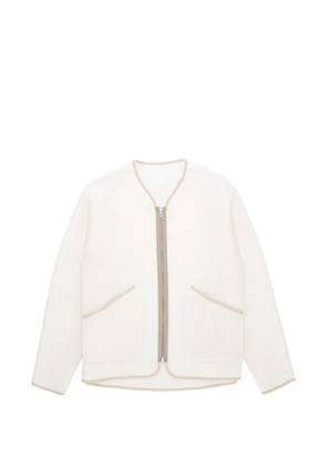 Fortela Sherpa contrast-trim wool jacket - Neutrals