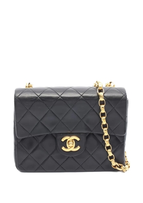 CHANEL Pre-Owned 1989-1991 chain-strap shoulder bag - Black