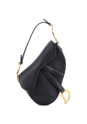 Christian Dior Pre-Owned Saddle Handbag Leather Mini shoulder bag - Black