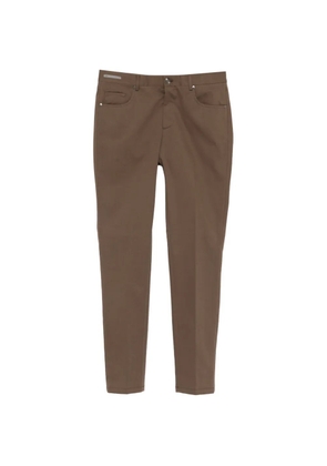 Corneliani five-pocket trousers - Brown