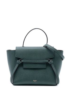 Celine Pre-Owned 2018 Nano Grained Calfskin Belt Bag satchel - Green