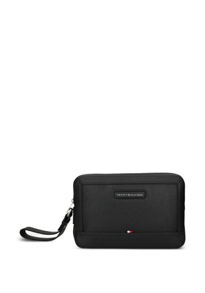 Tommy Hilfiger zip wristlet wash bag - Black