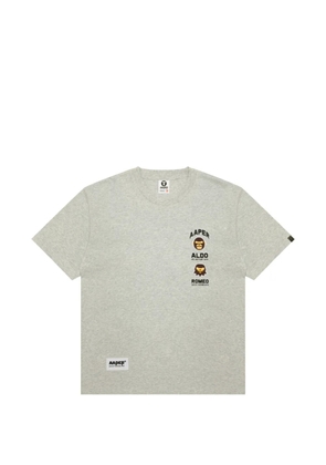 AAPE BY *A BATHING APE® printed T-shirt - Grey