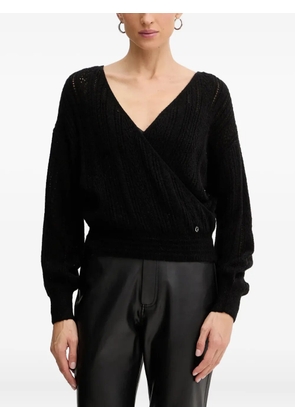 GUESS USA V-neck sweater - Black