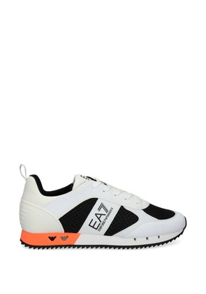Ea7 Emporio Armani logo-detail lace-up sneakers - White