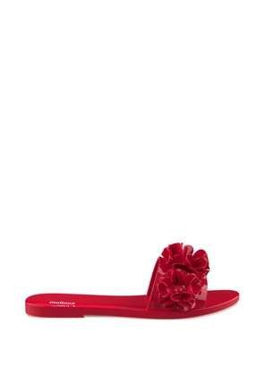 Melissa Babe Springtime floral-detail slides - Red