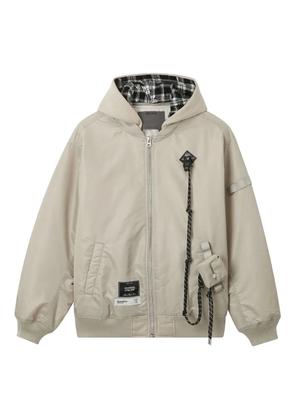 Musium Div. hooded zip jacket - Neutrals