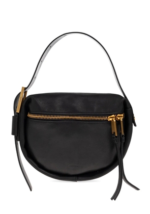 AllSaints mini Noemie leather shoulder bag - Black