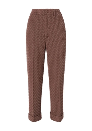 Missoni textured tailored trousers - Brown