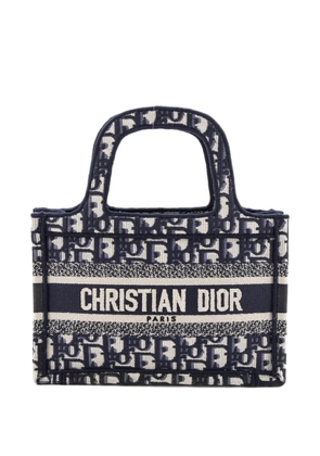 Christian Dior Pre-Owned Book Oblique Canvas Mini tote bag - Blue