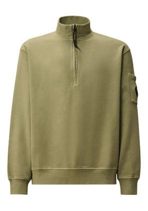 C.P. Company half-zip lens-pocket sweatshirt - Green