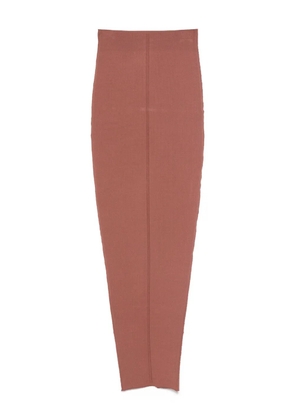 Rick Owens Pillar ribbed-knit skirt - Pink