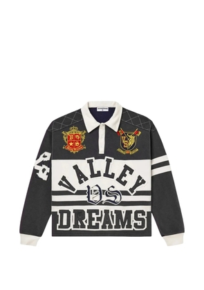 Vale patche-appliqued polo shirt - Grey