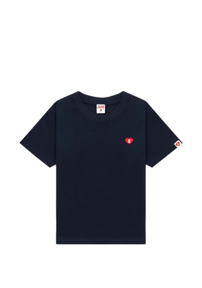 A BATHING APE® heart-appliqué T-shirt - Blue
