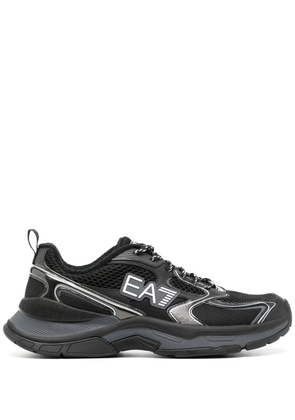 Ea7 Emporio Armani panelled sneakers - Black